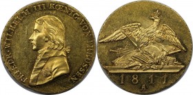 Doppelter Friedrichs d`or 1811 A
Altdeutsche Münzen und Medaillen, BRANDENBURG IN PREUSSEN. Friedrich Wilhelm III. (1797-1840). Doppelter Friedrichs ...
