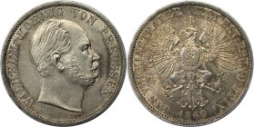 Vereinstaler 1869 A
Altdeutsche Münzen und Medaillen, BRANDENBURG IN PREUSSEN. Wilhelm I. (1861-1888). Vereinstaler 1869 A, Silber. Jaeger 96. Thun 2...