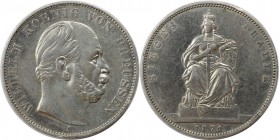 Siegestaler 1871 A
Altdeutsche Münzen und Medaillen, BRANDENBURG IN PREUSSEN. Wilhelm I. (1861-1888). Siegestaler 1871 A, Sieg über Frankreich. Silbe...