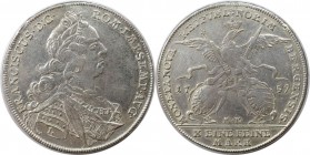 Konv.-Taler 1759 L-MF
Altdeutsche Münzen und Medaillen, NÜRNBERG, STADT. Konv.-Taler 1759 L-MF, mit Titel Franz I. Silber. Dav. 2485. Sehr schön. Rei...