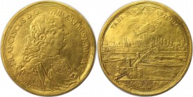 5 Dukaten ND 
Altdeutsche Münzen und Medaillen, REGENSBURG, STADT. 5 Dukaten ND (um 1749), mit Titel von Franz I. Stempelschneider Johann Leonhard Oe...