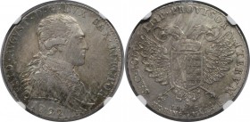 2/3 Taler 1792 IEC
Altdeutsche Münzen und Medaillen, SACHSEN - ALBERTINE. Friedrich August III. Vicariat. Rev.: Adler. 2/3 Taler 1792 IEC, Silber. KM...