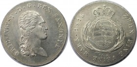 Konventionstaler 1816 IGS
Altdeutsche Münzen und Medaillen, SACHSEN - ALBERTINE. Friedrich August I. (1806-1827). Konventionstaler 1816 IGS, Silber. ...