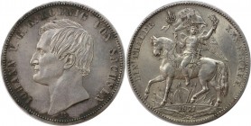 Siegestaler 1871 B
Altdeutsche Münzen und Medaillen, SACHSEN - ALBERTINE. Johann (1854-1873). Siegestaler 1871 B, Silber. AKS 159. Stempelglanz
