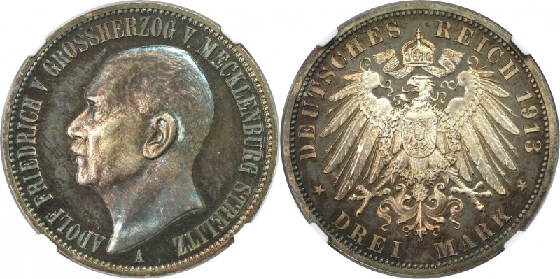 3 Mark 1913 A
Deutsche Münzen und Medaillen ab 1871, REICHSSILBERMÜNZEN, Meckle...