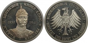Medaille ND 
Deutsche Münzen und Medaillen ab 1945, BUNDESREPUBLIK DEUTSCHLAND. PREUßEN. Wilhelm II. (1859-1941). Medaille ND, Kupfer-Nickel. Stempel...