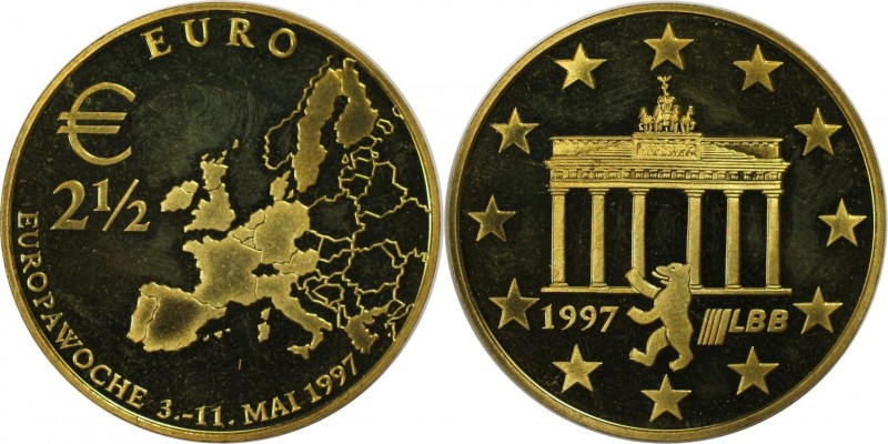 2 1/2 Euro 1997 
Deutsche Münzen und Medaillen ab 1945, BUNDESREPUBLIK DEUTSCHL...