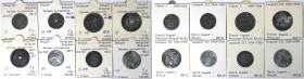 Lot von 8 Münzen 1916-46 
Europäische Münzen und Medaillen, Belgien / Belgium, Lots und Sammlungen. Deutsche Besetzung Belgien. 2 x 10 Centimes 1916,...
