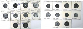 Lot von 10 Münzen 1941-46 
Europäische Münzen und Medaillen, Belgien / Belgium, Lots und Sammlungen. Deutsche Besetzung Belgien. 2 x 10 Centimes 1942...