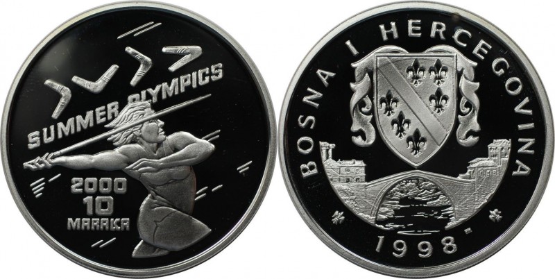 10 Marka 1998 
Europäische Münzen und Medaillen, Bosnien und Herzegowina / Bosn...