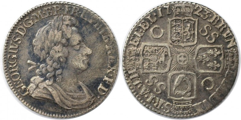 Shilling 1723 
Europäische Münzen und Medaillen, Großbritannien / Vereinigtes K...