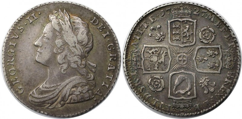 Shilling 1727 
Europäische Münzen und Medaillen, Großbritannien / Vereinigtes K...