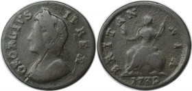Farthing 1739 
Europäische Münzen und Medaillen, Großbritannien / Vereinigtes Königreich / UK / United Kingdom. George II. (1727-1760). Farthing 1739...