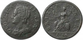 Farthing 1754 
Europäische Münzen und Medaillen, Großbritannien / Vereinigtes Königreich / UK / United Kingdom. George II. (1727-1760). Farthing 1754...