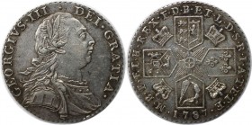 Shilling 1787 
Europäische Münzen und Medaillen, Großbritannien / Vereinigtes Königreich / UK / United Kingdom. George III. (1760-1820). Shilling 178...