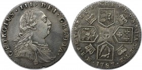 Sixpence (6 Pence) 1787 
Europäische Münzen und Medaillen, Großbritannien / Vereinigtes Königreich / UK / United Kingdom. George III. (1760-1820). Si...