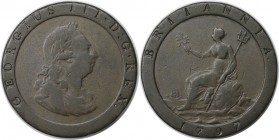 Penny 1797 
Europäische Münzen und Medaillen, Großbritannien / Vereinigtes Königreich / UK / United Kingdom. George III. (1760-1820). Penny 1797, Kup...