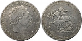 Crown 1819 
Europäische Münzen und Medaillen, Großbritannien / Vereinigtes Königreich / UK / United Kingdom. George III. Crown 1819, Silber. KM 675. ...