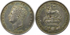 Schilling 1826 
Europäische Münzen und Medaillen, Großbritannien / Vereinigtes Königreich / UK / United Kingdom. George IV. (1820-1830). Schilling 18...