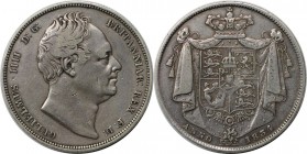 1/2 Crown 1834 
Europäische Münzen und Medaillen, Großbritannien / Vereinigtes Königreich / UK / United Kingdom. William IV. (1830-1837). 1/2 Crown 1...