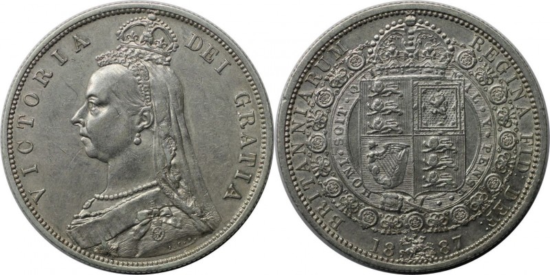 1/2 Crown 1887 
Europäische Münzen und Medaillen, Großbritannien / Vereinigtes ...