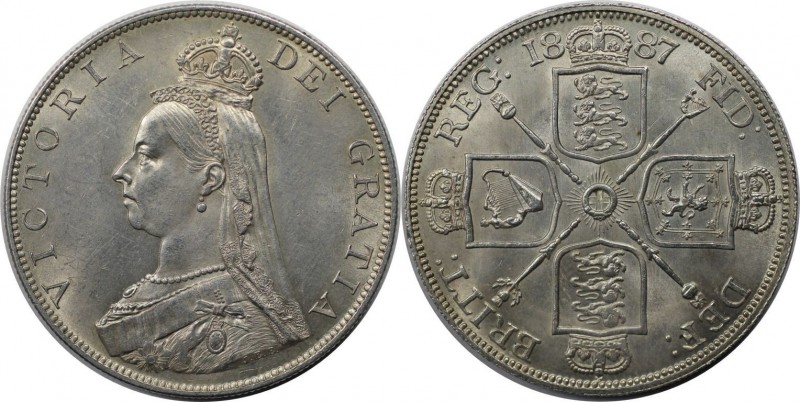 Double Florin 1887 
Europäische Münzen und Medaillen, Großbritannien / Vereinig...