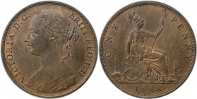 Penny 1888 
Europäische Münzen und Medaillen, Großbritannien / Vereinigtes Königreich / UK / United Kingdom. Victoria (1837-1901). Penny 1888, Bronze...