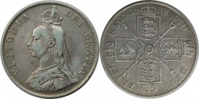 Double Florin 1889 
Europäische Münzen und Medaillen, Großbritannien / Vereinigtes Königreich / UK / United Kingdom. Victoria (1837-1901). Double Flo...