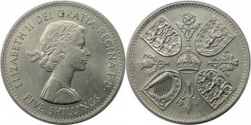 5 Shillings (Crown) 1960 
Europäische Münzen und Medaillen, Großbritannien / Vereinigtes Königreich / UK / United Kingdom. Britische Ausstellung in N...