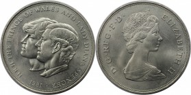 25 New Pence 1981 
Europäische Münzen und Medaillen, Großbritannien / Vereinigtes Königreich / UK / United Kingdom. Hochzeit von Charles und Diana. 2...
