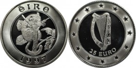 Medaille 1997 
Europäische Münzen und Medaillen, Irland / Ireland. Eichhörnchen. Medaille "25 Euro" 1997, Silber. Polierte Platte