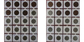 Lot von 20 Münzen 1950-1974 
Europäische Münzen und Medaillen, Irland / Ireland, Lots und Sammlungen. 7 х 1 Penny 1950-1968, 10 х Florin 1951-1968, 3...