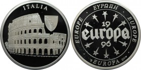 Medaille 1996 
Europäische Münzen und Medaillen, Italien / Italy. EUROPA Medaille 1996, Kolosseum in Rom. Silber. Polierte Platte