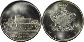 2 Pounds 1972 
Europäische Münzen und Medaillen, Malta. Fort St. Angelo. 2 Pounds 1972, Silber. 0.63 OZ. KM 14. Stempelglanz
