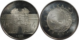4 Pounds 1976 
Europäische Münzen und Medaillen, Malta. Tor des Forts Manoel. 4 Pounds 1976, Silber. 0.63 OZ. KM 41. Stempelglanz