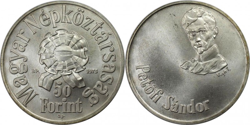 50 Forint 1973 
Europäische Münzen und Medaillen, Ungarn / Hungary. 150. Jahres...