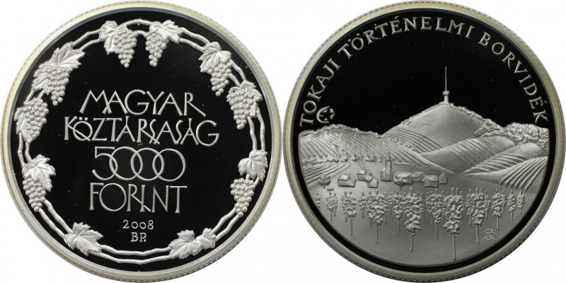 5000 Forint 2008 
Europäische Münzen und Medaillen, Ungarn / Hungary. Europa Ku...