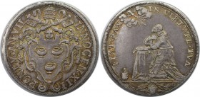 1/2 Piastra AN VII (1697/1698) 
Europäische Münzen und Medaillen, Vatikan. Innocenz XII. (1691-1700). 1/2 Piastra AN VII (1697/1698), Rom. 15,82 g. M...