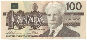 100 Dollars 1988 
Banknoten, Kanada / Canada. 100 Dollars 1988. Pick 99a. I