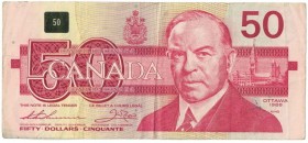 50 Dollars 1988 
Banknoten, Kanada / Canada. 50 Dollars 1988. Pick 98a. II