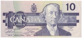 10 Dollars 1989 
Banknoten, Kanada / Canada. 10 Dollars 1989. Pick 96a. I-