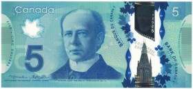 5 Dollars 2013 
Banknoten, Kanada / Canada. 5 Dollars 2013. Pick 106b. I