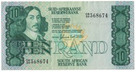 10 Rand 1982 
Banknoten, Südafrika / South Africa. 10 Rand ND (1982-1985). Pick 120c. I