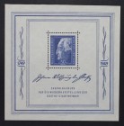 50 Pfennig 1949 
Briefmarken / Postmarken, Deutschland / Germany. Sowjetische Zone. Goethe Festwochen. 50 Pfennig 1949. Block 6 **