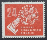 24 Pf 1950 
Briefmarken / Postmarken, Deutschland / Germany. DDR. Volkswahlen. 24 Pf 1950. Mi.Nr.: 275 **