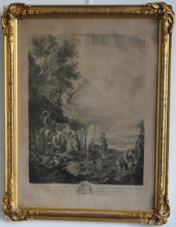 Gravüre 
Kunst und Antiquitäten / Art and antiques. Gravüre Van Falens - Le Cha...