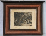 Gravüre 
Kunst und Antiquitäten / Art and antiques. Gravüre. 19. Jahrhundert. Wilhelm Unger (1775-1855). 33 x 23 cm. Im Rahmen