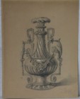 Grafiken 
Kunst und Antiquitäten / Art and antiques. Grafiken. Frankreich "Vase" Signatur unten rechts. Datum 1878? 30 x 23 cm. Ungerahmt