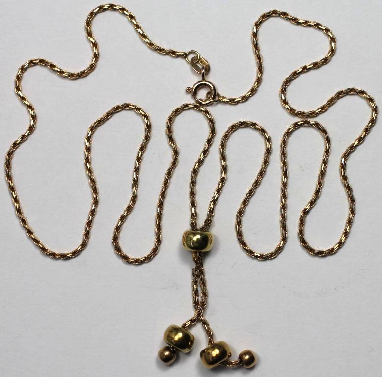 Kette 
Kunst und Antiquitäten / Art and antiques. Kette, Gold 585 - 6.24 g. 50 ...