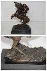 Lot von 5 stück 
Kunst und Antiquitäten / Art and antiques. Sammlung von Napoleon. Büste (33.5 cm), zwei Figuren Reiter zu Pferd (25,5 cm, 11.5 cm), ...